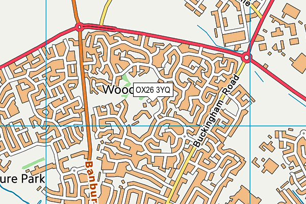 OX26 3YQ map - OS VectorMap District (Ordnance Survey)
