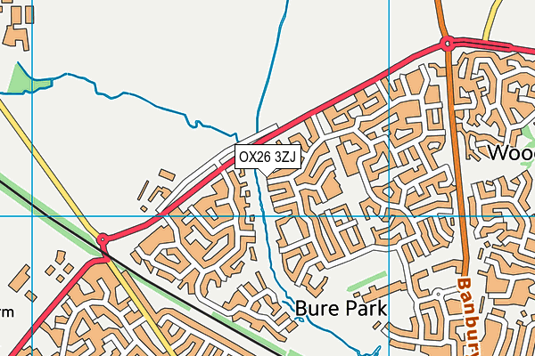 OX26 3ZJ map - OS VectorMap District (Ordnance Survey) OX26 3ZJ map - OS VectorMap District (Ordnance Survey)