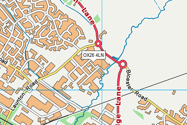 OX26 4LN map - OS VectorMap District (Ordnance Survey) OX26 4LN map - OS VectorMap District (Ordnance Survey)