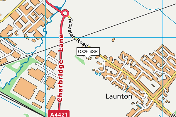 OX26 4SR map - OS VectorMap District (Ordnance Survey) OX26 4SR map - OS VectorMap District (Ordnance Survey)