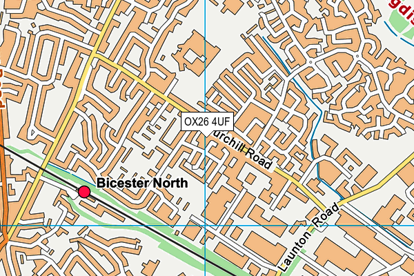 OX26 4UF map - OS VectorMap District (Ordnance Survey) OX26 4UF map - OS VectorMap District (Ordnance Survey)