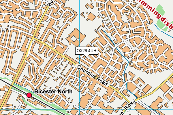 OX26 4UH map - OS VectorMap District (Ordnance Survey) OX26 4UH map - OS VectorMap District (Ordnance Survey)