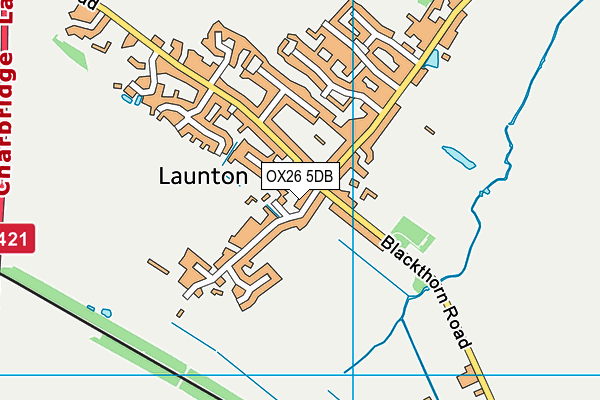 OX26 5DB map - OS VectorMap District (Ordnance Survey) OX26 5DB map - OS VectorMap District (Ordnance Survey)