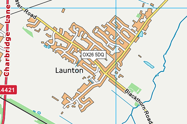 OX26 5DQ map - OS VectorMap District (Ordnance Survey) OX26 5DQ map - OS VectorMap District (Ordnance Survey)