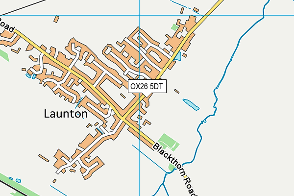 OX26 5DT map - OS VectorMap District (Ordnance Survey) OX26 5DT map - OS VectorMap District (Ordnance Survey)