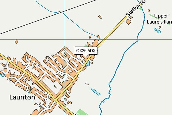 OX26 5DX map - OS VectorMap District (Ordnance Survey) OX26 5DX map - OS VectorMap District (Ordnance Survey)