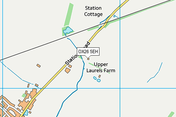 OX26 5EH map - OS VectorMap District (Ordnance Survey) OX26 5EH map - OS VectorMap District (Ordnance Survey)