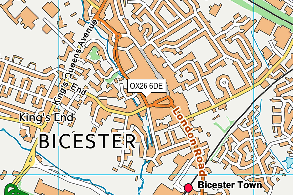 OX26 6DE map - OS VectorMap District (Ordnance Survey) OX26 6DE map - OS VectorMap District (Ordnance Survey)