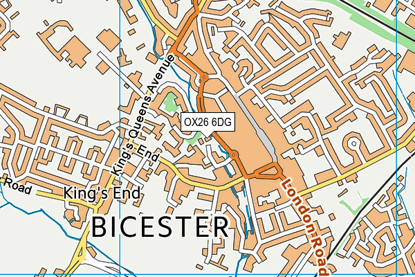 OX26 6DG map - OS VectorMap District (Ordnance Survey) OX26 6DG map - OS VectorMap District (Ordnance Survey)