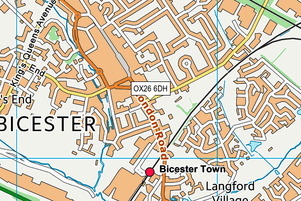 OX26 6DH map - OS VectorMap District (Ordnance Survey) OX26 6DH map - OS VectorMap District (Ordnance Survey)