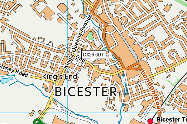 OX26 6DT map - OS VectorMap District (Ordnance Survey) OX26 6DT map - OS VectorMap District (Ordnance Survey)