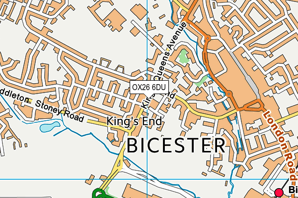 OX26 6DU map - OS VectorMap District (Ordnance Survey) OX26 6DU map - OS VectorMap District (Ordnance Survey)