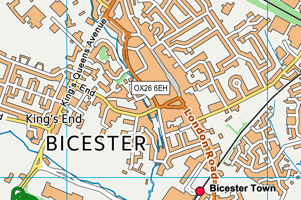 OX26 6EH map - OS VectorMap District (Ordnance Survey) OX26 6EH map - OS VectorMap District (Ordnance Survey)