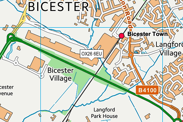OX26 6EU map - OS VectorMap District (Ordnance Survey) OX26 6EU map - OS VectorMap District (Ordnance Survey)