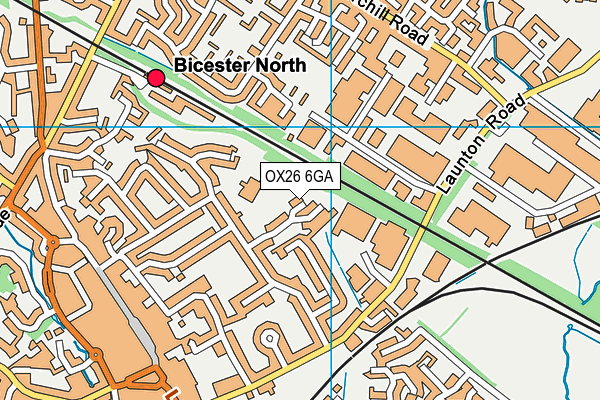 OX26 6GA map - OS VectorMap District (Ordnance Survey) OX26 6GA map - OS VectorMap District (Ordnance Survey)