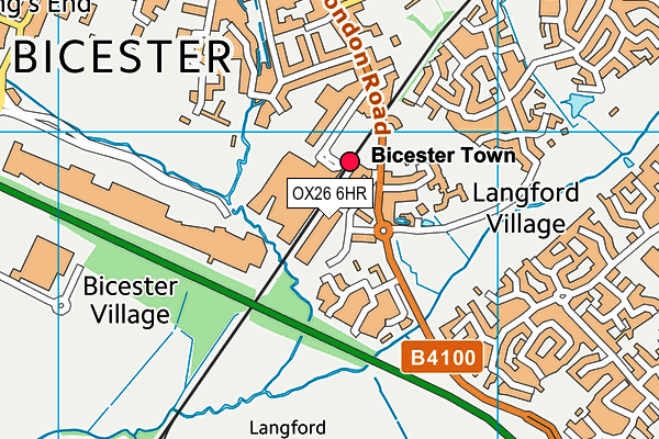 OX26 6HR map - OS VectorMap District (Ordnance Survey) OX26 6HR map - OS VectorMap District (Ordnance Survey)