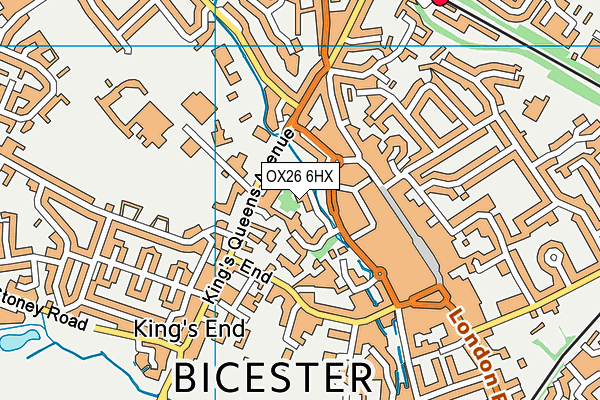 OX26 6HX map - OS VectorMap District (Ordnance Survey) OX26 6HX map - OS VectorMap District (Ordnance Survey)