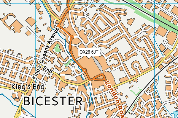 OX26 6JT map - OS VectorMap District (Ordnance Survey) OX26 6JT map - OS VectorMap District (Ordnance Survey)