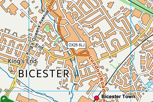 OX26 6LJ map - OS VectorMap District (Ordnance Survey) OX26 6LJ map - OS VectorMap District (Ordnance Survey)