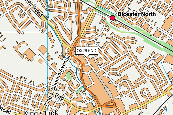 OX26 6ND map - OS VectorMap District (Ordnance Survey) OX26 6ND map - OS VectorMap District (Ordnance Survey)