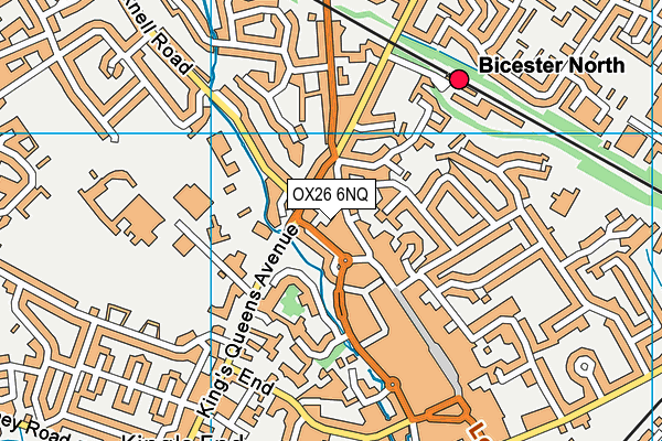 OX26 6NQ map - OS VectorMap District (Ordnance Survey) OX26 6NQ map - OS VectorMap District (Ordnance Survey)