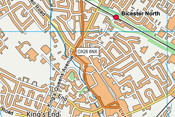 OX26 6NX map - OS VectorMap District (Ordnance Survey) OX26 6NX map - OS VectorMap District (Ordnance Survey)
