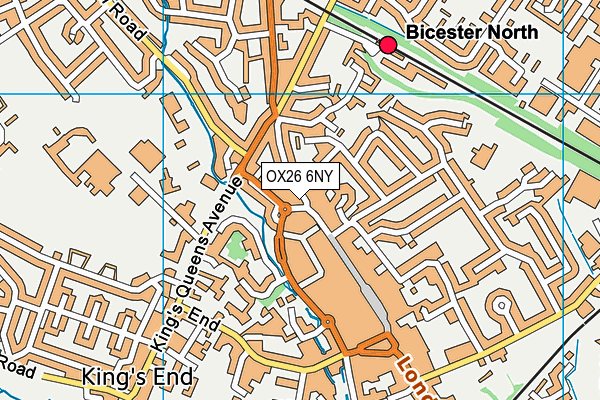 OX26 6NY map - OS VectorMap District (Ordnance Survey) OX26 6NY map - OS VectorMap District (Ordnance Survey)