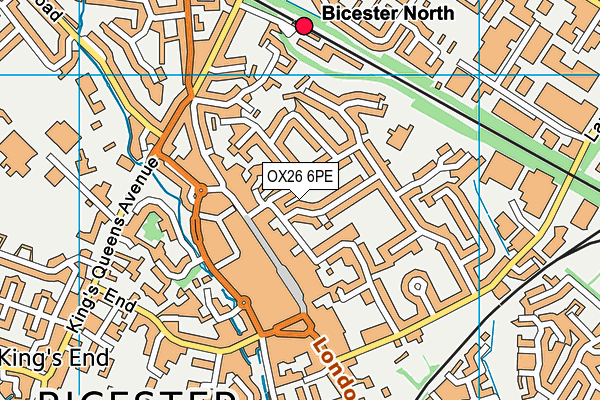 OX26 6PE map - OS VectorMap District (Ordnance Survey) OX26 6PE map - OS VectorMap District (Ordnance Survey)