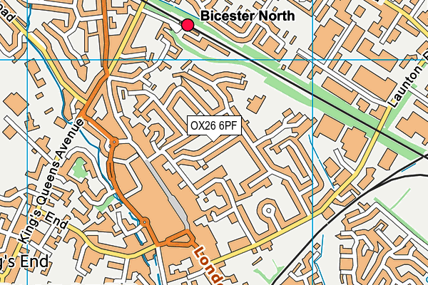 OX26 6PF map - OS VectorMap District (Ordnance Survey) OX26 6PF map - OS VectorMap District (Ordnance Survey)