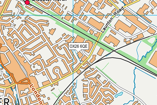 OX26 6QE map - OS VectorMap District (Ordnance Survey) OX26 6QE map - OS VectorMap District (Ordnance Survey)