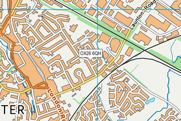 OX26 6QH map - OS VectorMap District (Ordnance Survey) OX26 6QH map - OS VectorMap District (Ordnance Survey)