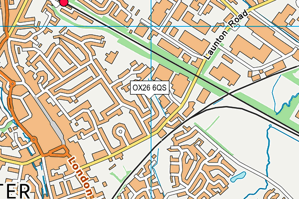 OX26 6QS map - OS VectorMap District (Ordnance Survey) OX26 6QS map - OS VectorMap District (Ordnance Survey)