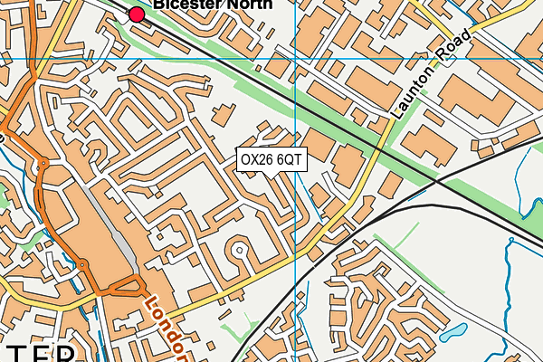 OX26 6QT map - OS VectorMap District (Ordnance Survey) OX26 6QT map - OS VectorMap District (Ordnance Survey)