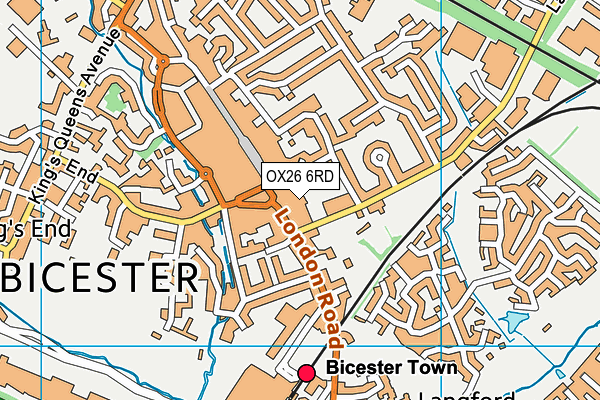 OX26 6RD map - OS VectorMap District (Ordnance Survey) OX26 6RD map - OS VectorMap District (Ordnance Survey)