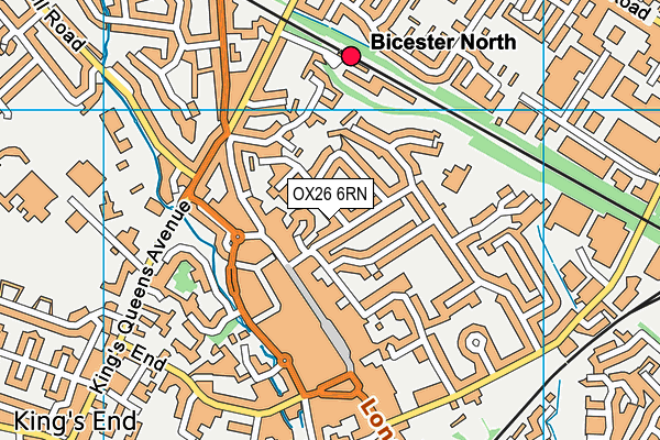 OX26 6RN map - OS VectorMap District (Ordnance Survey) OX26 6RN map - OS VectorMap District (Ordnance Survey)