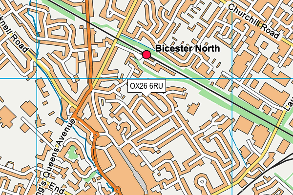 OX26 6RU map - OS VectorMap District (Ordnance Survey) OX26 6RU map - OS VectorMap District (Ordnance Survey)