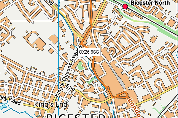 OX26 6SG map - OS VectorMap District (Ordnance Survey)