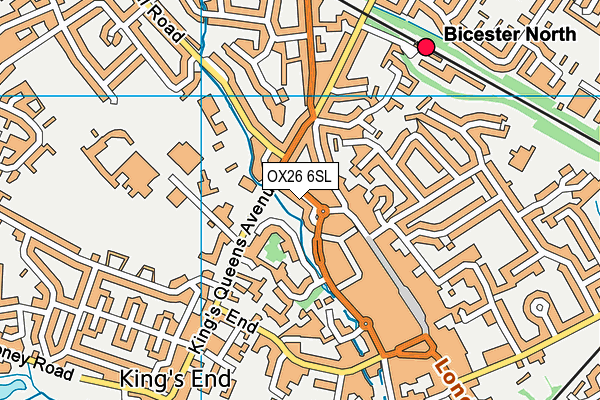 OX26 6SL map - OS VectorMap District (Ordnance Survey) OX26 6SL map - OS VectorMap District (Ordnance Survey)