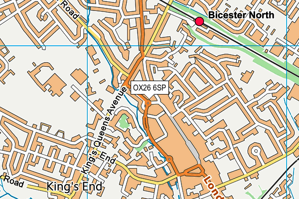 OX26 6SP map - OS VectorMap District (Ordnance Survey) OX26 6SP map - OS VectorMap District (Ordnance Survey)