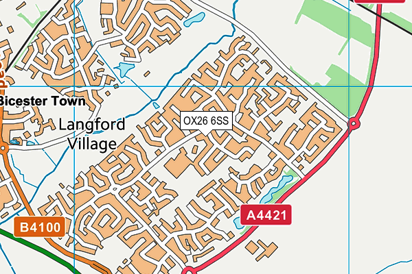 OX26 6SS map - OS VectorMap District (Ordnance Survey) OX26 6SS map - OS VectorMap District (Ordnance Survey)