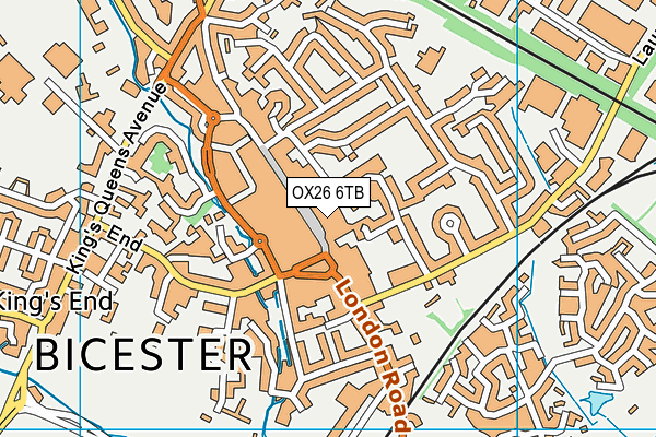 OX26 6TB map - OS VectorMap District (Ordnance Survey) OX26 6TB map - OS VectorMap District (Ordnance Survey)