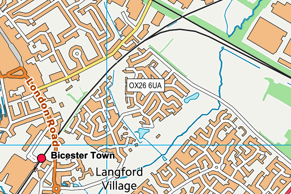 OX26 6UA map - OS VectorMap District (Ordnance Survey) OX26 6UA map - OS VectorMap District (Ordnance Survey)