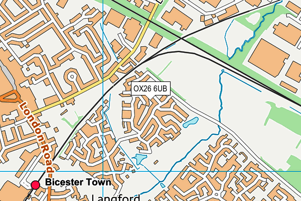 OX26 6UB map - OS VectorMap District (Ordnance Survey) OX26 6UB map - OS VectorMap District (Ordnance Survey)