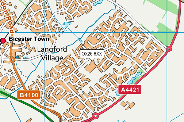 OX26 6XX map - OS VectorMap District (Ordnance Survey) OX26 6XX map - OS VectorMap District (Ordnance Survey)