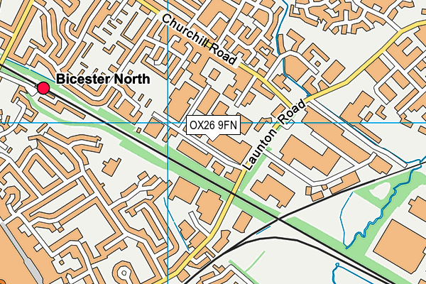 OX26 9FN map - OS VectorMap District (Ordnance Survey) OX26 9FN map - OS VectorMap District (Ordnance Survey)