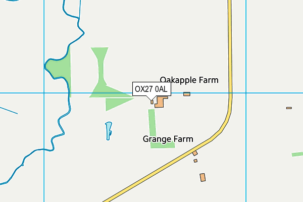 OX27 0AL map - OS VectorMap District (Ordnance Survey) OX27 0AL map - OS VectorMap District (Ordnance Survey)