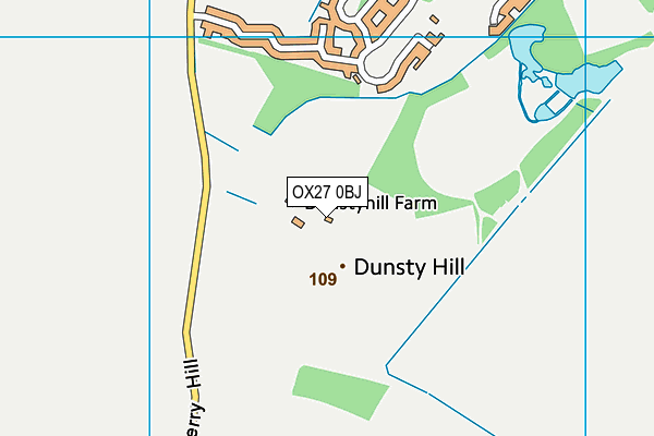 OX27 0BJ map - OS VectorMap District (Ordnance Survey) OX27 0BJ map - OS VectorMap District (Ordnance Survey)
