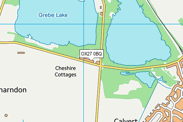 OX27 0BQ map - OS VectorMap District (Ordnance Survey) OX27 0BQ map - OS VectorMap District (Ordnance Survey)