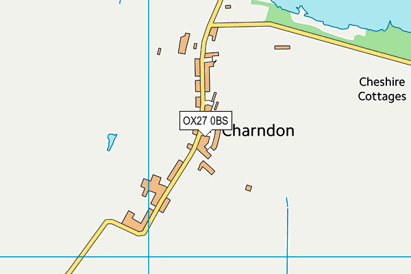 OX27 0BS map - OS VectorMap District (Ordnance Survey) OX27 0BS map - OS VectorMap District (Ordnance Survey)