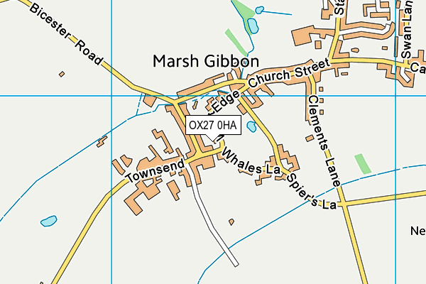 OX27 0HA map - OS VectorMap District (Ordnance Survey) OX27 0HA map - OS VectorMap District (Ordnance Survey)